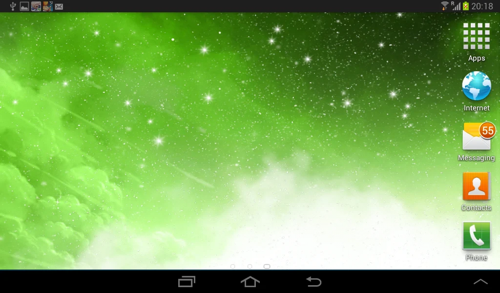 Awesome Sky Parallax wallpaper screenshot