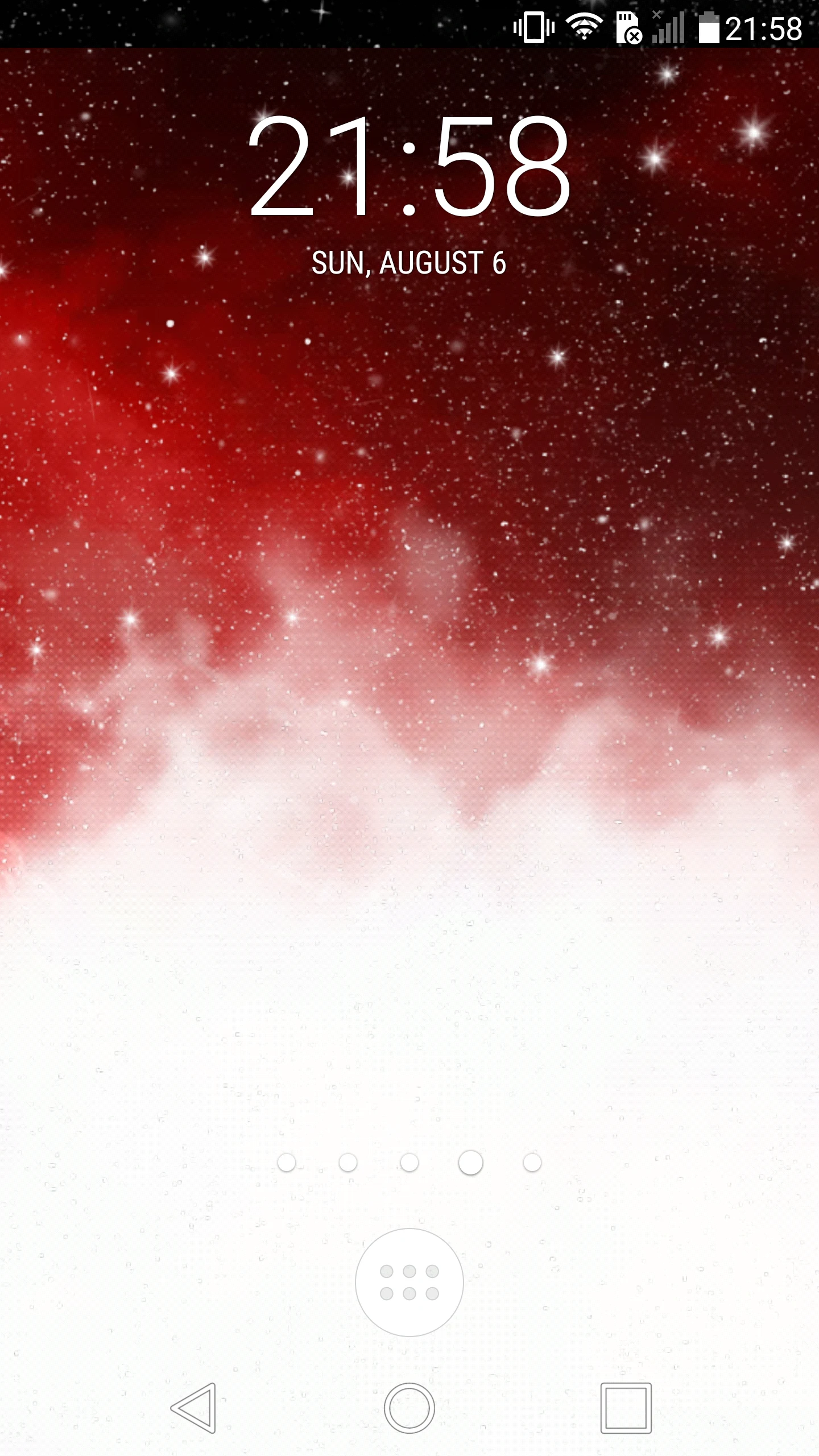 Awesome Sky Parallax wallpaper screenshot