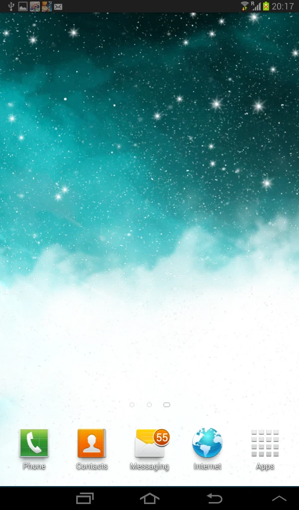 Awesome Sky Parallax wallpaper screenshot