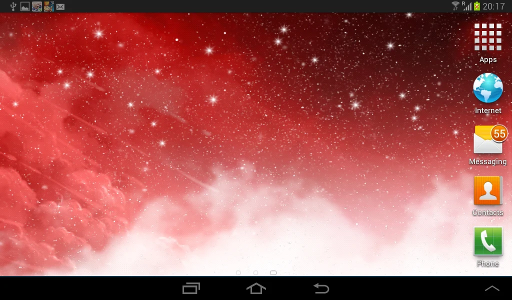 Awesome Sky Parallax wallpaper screenshot
