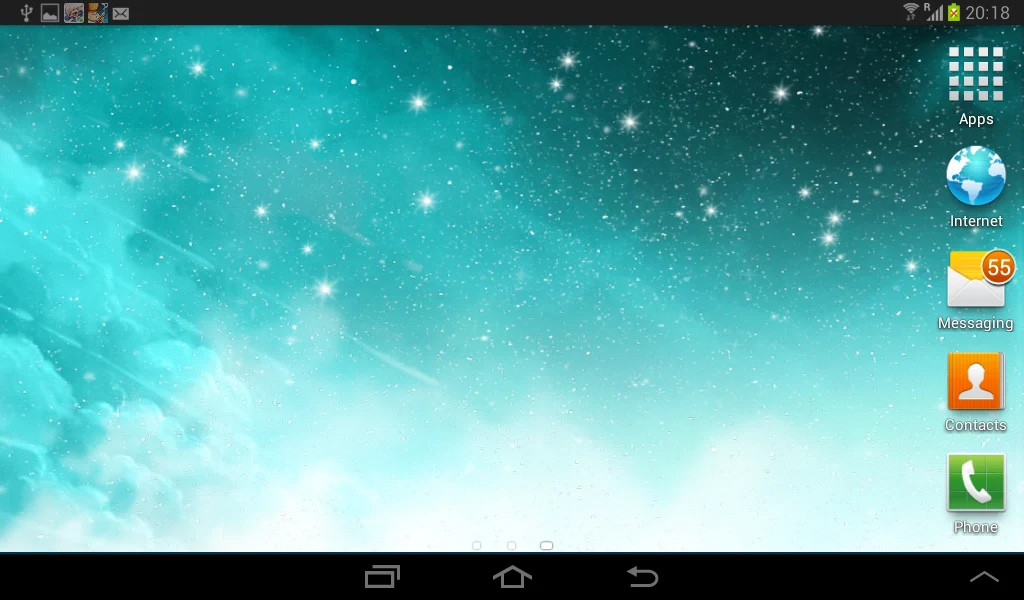Awesome Sky Parallax wallpaper screenshot