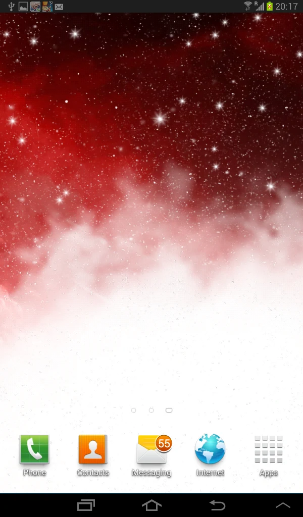 Awesome Sky Parallax wallpaper screenshot